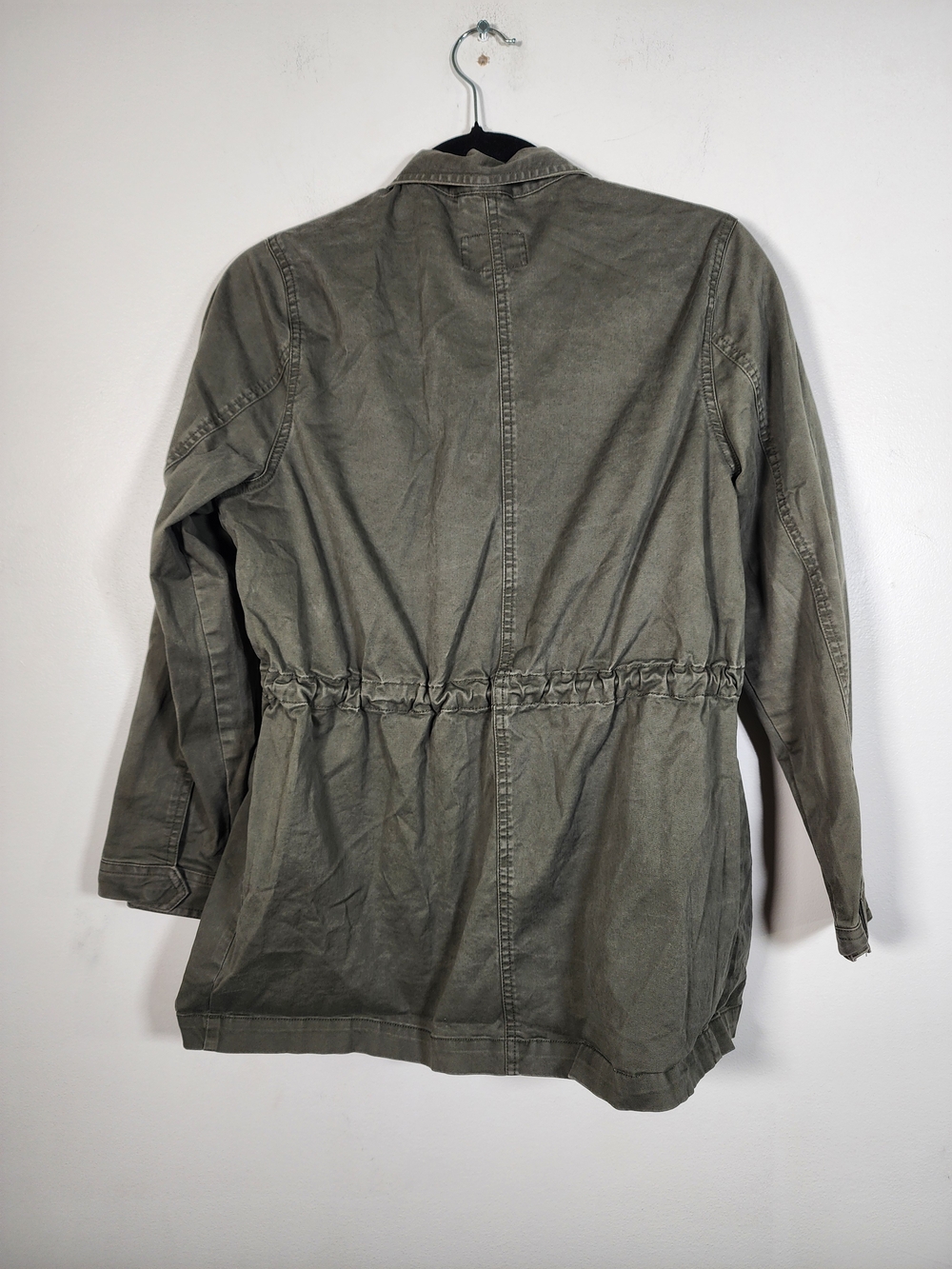 Universal Thread Olive Green Utility Jacket with Drawstring Waist - Picture 3 of 7